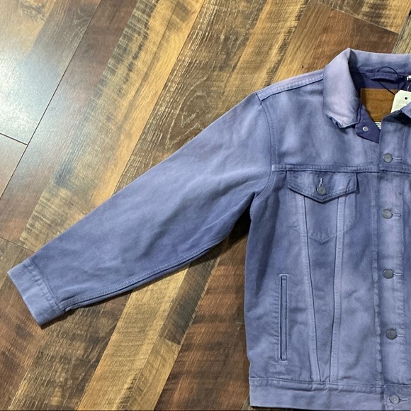 Levi's Lavender Relaxed Fit Trucker Jacket - Size S - NWT - Picture 5 of 8